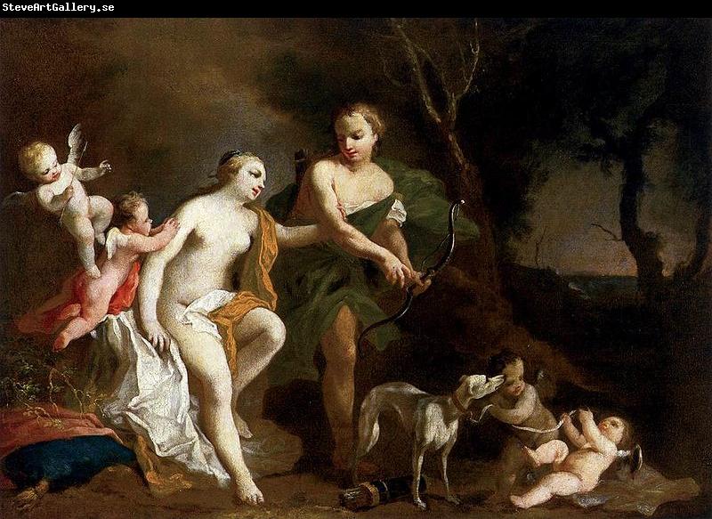 Jacopo Amigoni Venus and Adonis